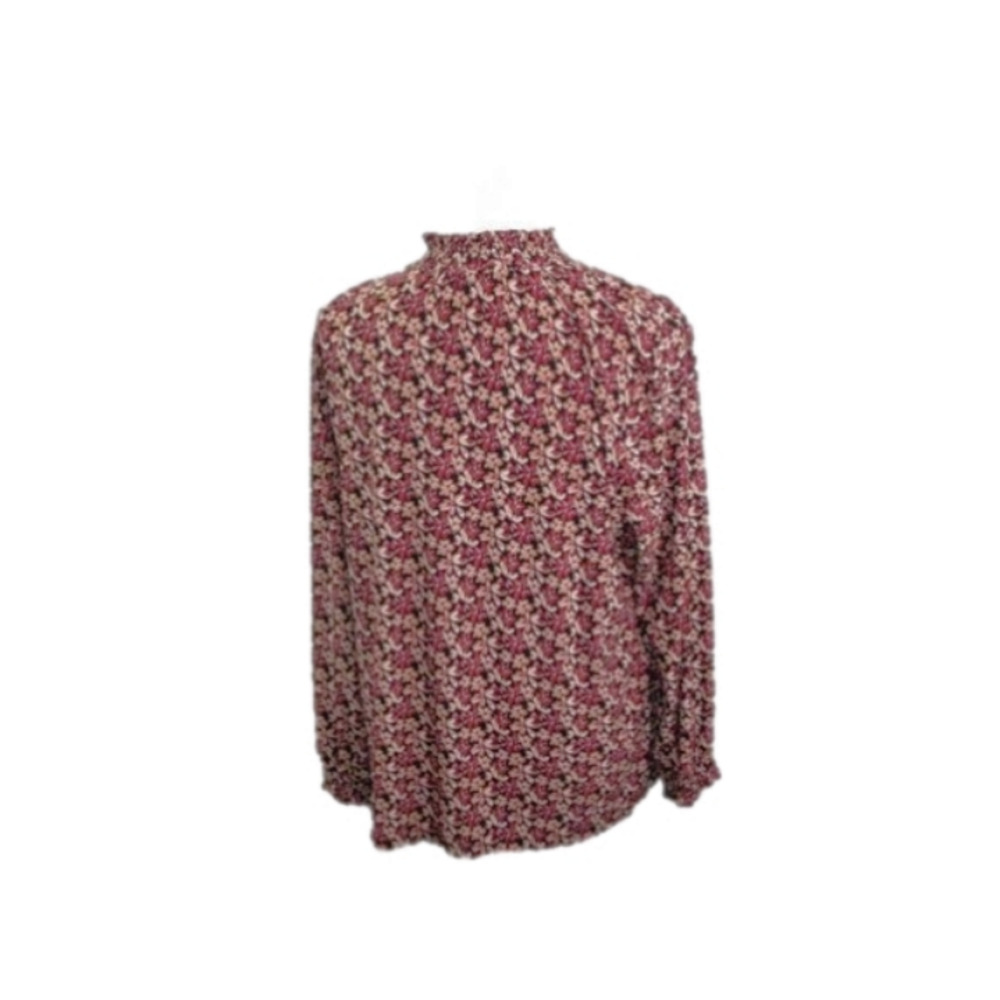 Anne Klein Orange/Red Floral Pull Over Blouse Size XL - Picture 5 of 5